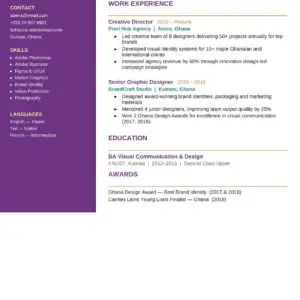 Creative CV Template